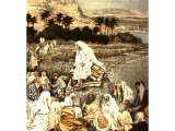 Jesus teaching on the seashore, from The Life of Jesus Christ by J.J.Tissot, 1899
